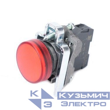 Лампа светосигнальная d22мм 230-240В AC красн. в сборе SE SB4BVM4