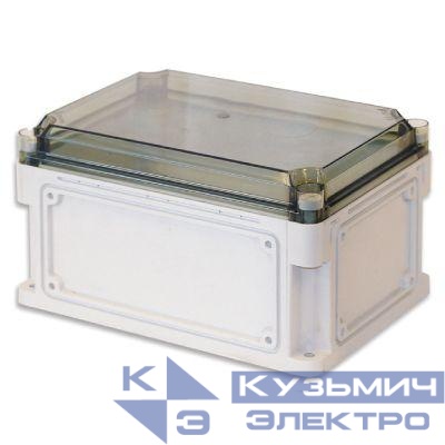 Корпус 300х150х160мм IP67 с прозр. крышкой 35мм с фланцами пластик. DKC 531311