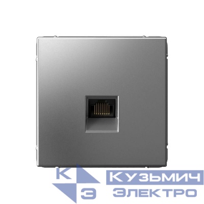 Розетка компьютерная ArtGallery RJ45 кат.5E механизм сталь SE GAL000983