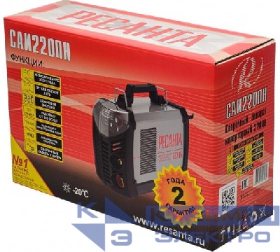 Инвертор сварочный САИ-220ПН 220А d5 140-240В IP21 форсаж дуги Ресанта 65/20