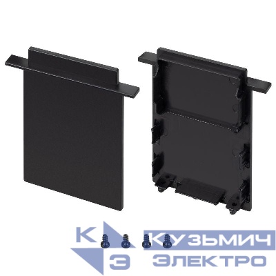 Заглушка SL-LINIA52-3L-F-HIGH BLACK глухая пластик (комплект) Arlight 044704