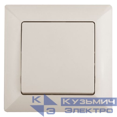 Кнопка включения СП Solo 4-109-02 10А 250В IP20 слон. кость Intro Б0053626