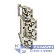Колодка клеммная ST-2.5 26А двойн. пружинная сер. EKF plc-jxb-st-2.5-4-2