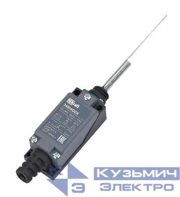 Выключатель концевой 1НО1НЗ "Кошачий ус" метал. DEKraft 34009DEK