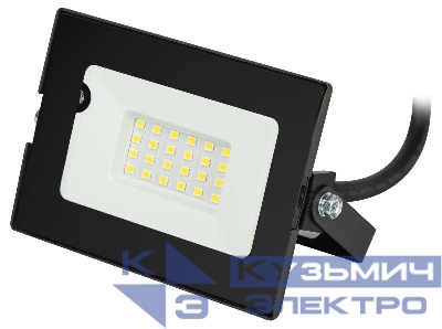 Прожектор светодиодный LPR-041-1-65K-020 20Вт 6500К 1400лм IP65 122х75х35 уличный датчик движ. нерегулир. Эра Б0043574