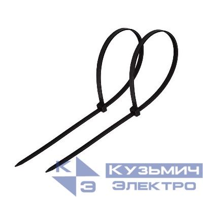 Хомут кабельный 7.6х500 нейл. черн. (уп.100шт) Rexant 07-0503
