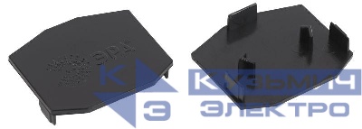 Заглушка торцевая TRM-PC20-EC-B для встраив. в натяжной потолок магнитн. шинопровода TRM-PC20 NOVA 48В Эра Б0054791