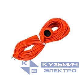 Удлинитель-шнур 1х20м без заземл. 10А IP54 УШ-10 ПВС 2х1 UNIVersal 9632780
