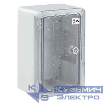 Корпус ЩМП-П 300х200х130 IK10 IP65 УХЛ1 box302013_t прозр. дверь пластик. Эра Б0052352