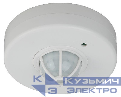 Датчик движения MD 016 бел. макс. нагрузка 1200Вт угол обзора 360град. дальность 6м (50750) бел. Эра Б0043793