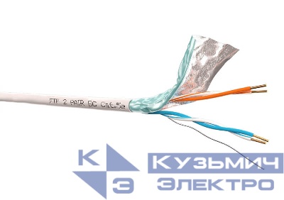 Кабель FTP2 cat.5е Cu PVC NETKO Optima Silver, одножильный, экранированный, 305м, серый