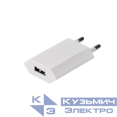 Устройство зарядное сетевое для iPhone/iPad USB 5В 1А бел. Rexant 16-0273