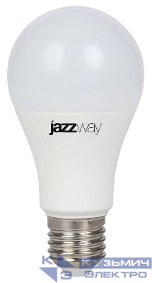 Лампа светодиодная PLED-LX 15Вт A60 грушевидная 4000К нейтр. бел. E27 JazzWay 5025257
