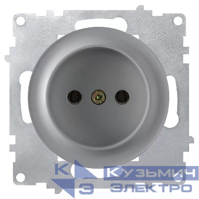 Розетка 1-м СП Florence 16А IP20 без заземл. винтов. клеммы механизм сер. (1E10301302) OneKeyElectro 2172835