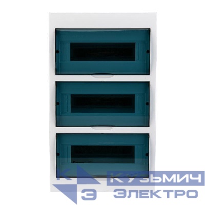 Бокс ЩРН-П-36 IP41 пластик. бел. Rexant 11-0336