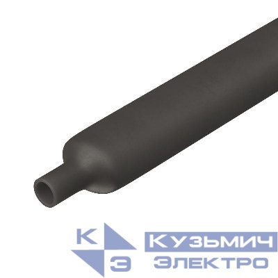 Трубка термоусаживаемая безгалогеновая 2.4/1.2мм черн. DKC TN2PC20124BK