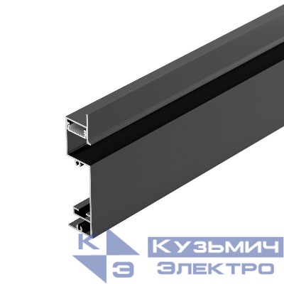 Профиль PLINTUS-H73-F-2000 BLACK L2000 алюм. Arlight 043480