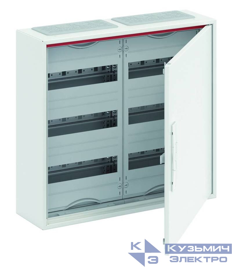 CA23VZEU Шкаф 72 М навесной IP44, 500x550x160  с  расстоянием между DIN-рейками 125 мм и винтовыми к 2CPX052184R9999