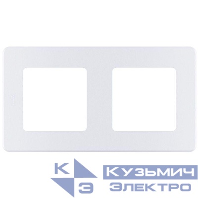 Рамка 2-м Inspiria жемчуж. IEK 673946