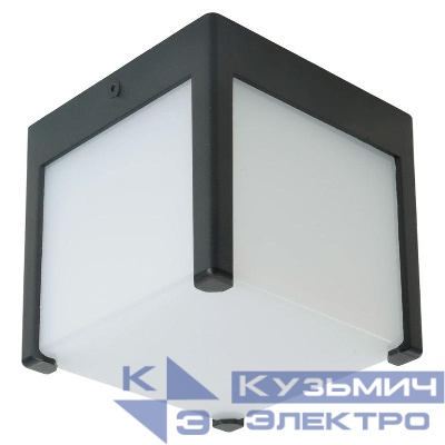 Светильник DH0606 13Вт GX53 230В садово-парковый на стену черн. FERON 51336