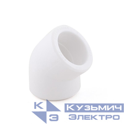 Угольник PPR 25х45 PN25 бел. RTP 10825