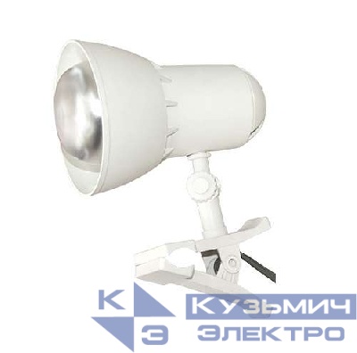 Светильник Надежда 1-мини (на клипсе) без лампы 40Вт ЛОН E27 бел. Трансвит 207