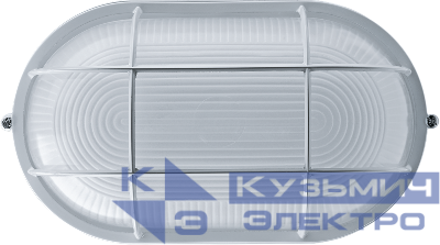 Светильник ЛОН 94 805 NBL-O2-100-E27/WH 1х100Вт E27 IP54 (аналог НПБ 1202 бел. овал с решеткой 100Вт) Navigator 94805