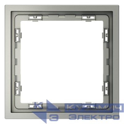 Рамка 1-м S70 пластик. сталь Voltum VLS100105