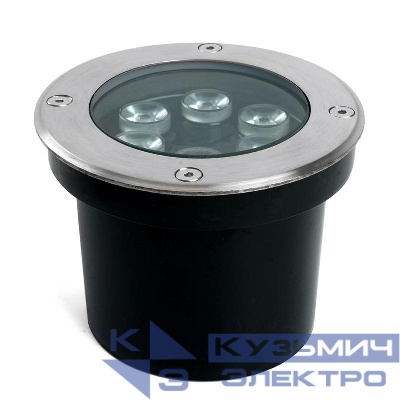 Светильник SP2802 6Вт 3000К IP67 AC/DC 12-24В D120хH90мм внутр. d90мм тротуарный FERON 48453