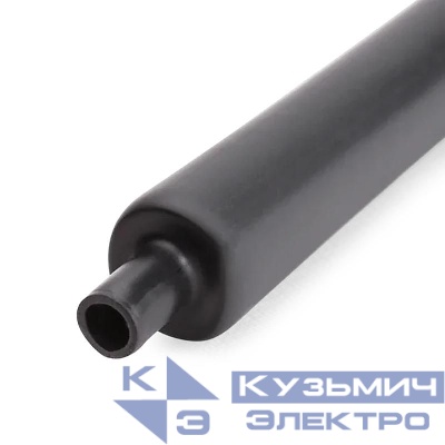 Трубка термоусадочная ТУТ(3:1) нг LS - 30/10 черн. (уп.50м) КВТ 83380