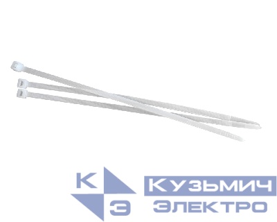 Стяжка нейлоновая 200*4,6 / 100 шт (белая), NETKO Optima "SZ"