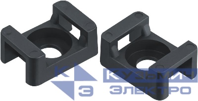 Площадка монтажная под винт 22х16 NFP-22x16-100-BL черн. (уп.100шт) NAVIGATOR 95707