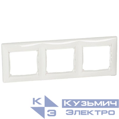 Рамка 3-м Valena горизонт. бел. (DIY-упак.) IEK 694242