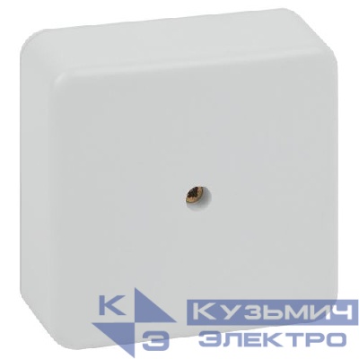 Коробка распаячная 75х75х28мм без клеммы IP40 бел. BS-W-75-75-28 Эра Б0058704