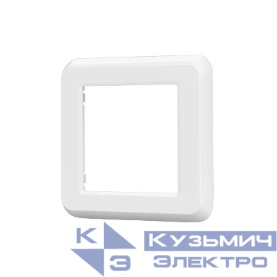 Рамка пластиковая FRM-VERSA-PL-1-WH Arlight 043767
