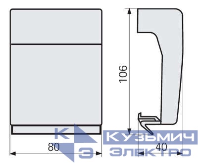 Тройник для канал-плинтуса DBN B корич. DKC 03264