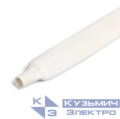 Трубка термоусадочная ТУТ (HF)-30/15 бел. (уп.25м) КВТ 82919