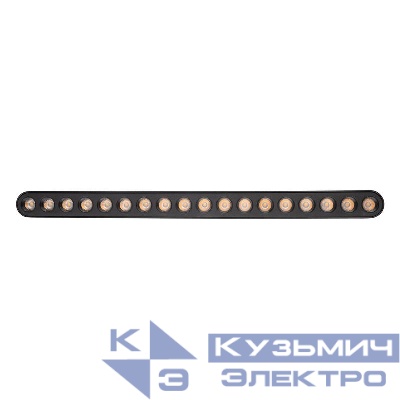 Светильник светодиодный трековый MTR16 1218 18Вт 4000К spot 36град. BL IP20 низковольтный Pro черн. JazzWay 5056350