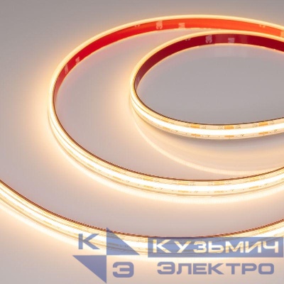 Лента светодиодная COB-PS-X560-12mm 24V Warm 2700К 9.6Вт/м IP67 герметичная (уп.10м) Arlight 048910