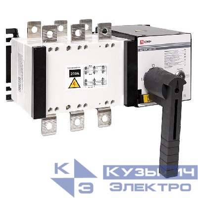Устройство автоматического ввода резерва АВР 3п 250А 230В ТСР1 PROxima EKF ats-tsr1-250A-3p-pro