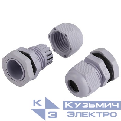 Ввод кабельный (сальник) PG 11 d5-10мм (d отверст. 19мм) IP54 (уп.20шт) Эра Б0065184