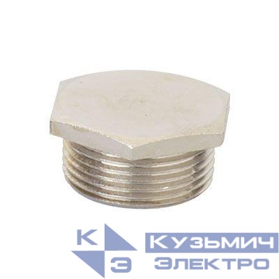 Заглушка M32х1.5 никелир. латунь DKC 6050-32A