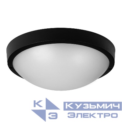 Светильник светодиодный "Банник" PBH-PC-RA 24Вт 4000К IP65 ЖКХ ДБП пылевлагозащ. black черн. Pro JazzWay 5048430