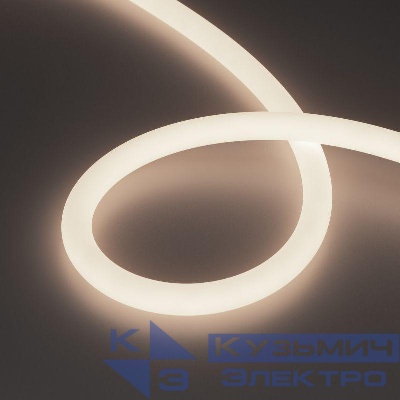 Лента светодиодная MOONLIGHT-TOP-A336-D18mm 24V Day 4000К 360deg 14.4Вт/м IP65 2835 wire x1 герметичная (уп.5м) Arlight 038753