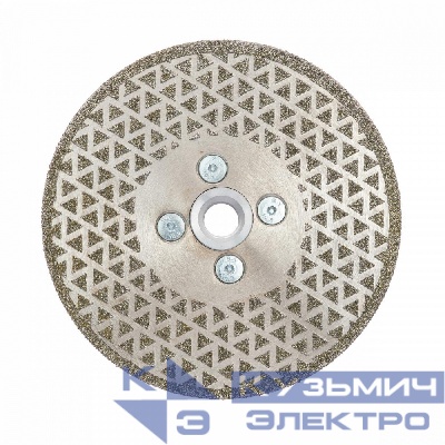 Diamond Industrial Алмазный сплошной диск гальванический по керамике, стеклопластику 125x2,3 мм фланец М14 Diamond Industrial