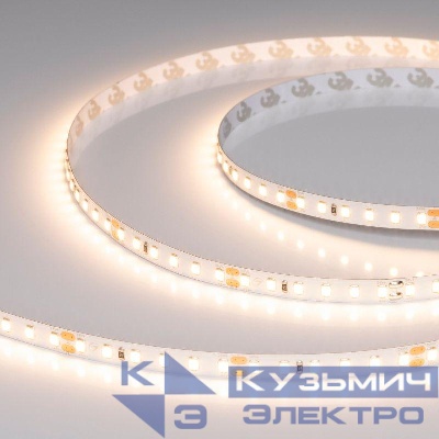 Лента светодиодная UL-A120-8mm 24В Warm 2700К 2Вт/м IP20 открытый (уп.5м) Arlight 057523