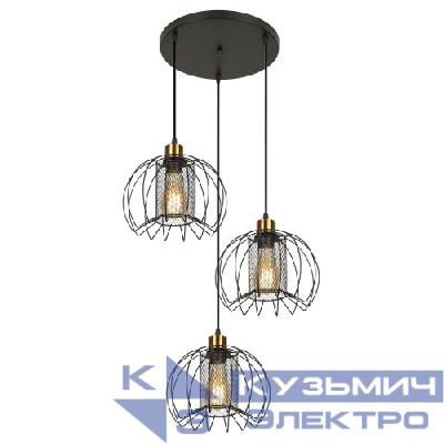 Светильник Adelaida 5108-203 60Вт 3хЕ27 (подвес) подвесной лофт-кантри Rivoli Б0069909