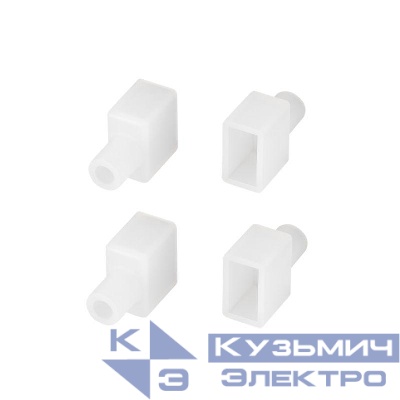 Заглушка WPH-FLEX-0612-SIDE WHITE с отверстием силикон Arlight 040834