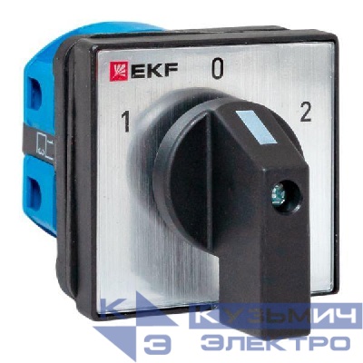 Переключатель кулачковый ПК-1-41 1п 25А "1-0-2" IP65 EKF pk-1-41-25-65