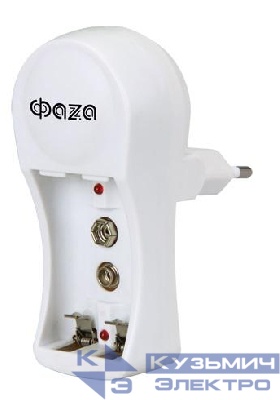 Устройство зарядное B-50 Ni-Cd/Ni-MH (2хAA/2хAAA/1х9В "Крона") индикатор зарядки складывающ. вилка ФАZА 2858726